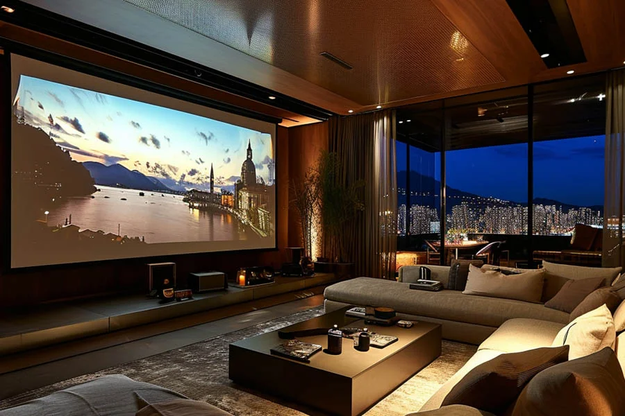 movie room projector